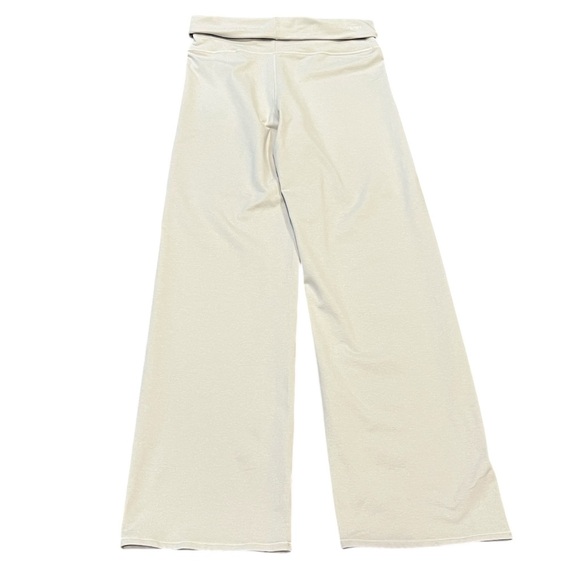 Vuori Light Cream Lounge Pants Buttery Soft Size Medium Wide Leg - Picture 2 of 11